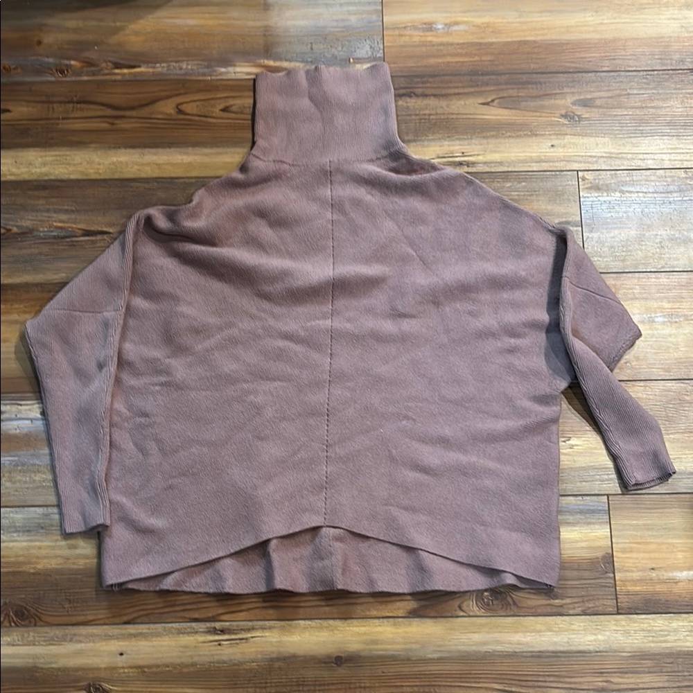 Cozy Mauve Turtleneck Sweater